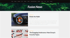 Desktop Screenshot of fusionnews.net